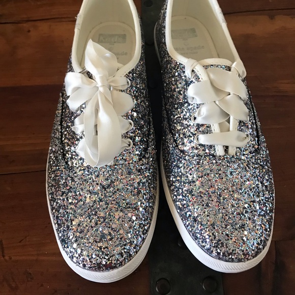 silver keds kate spade